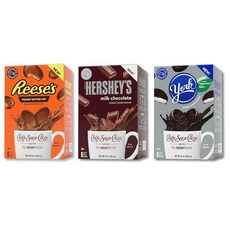 Candy Shop Cocoa REESE'S 땅콩 버터 컵 코코아 믹스 핫 초콜릿 또는 아이스 코코아 만들기 진짜 우유로 제작 글루텐 프리 35.4g(1.2온스) 패킷, 버라이어티 팩