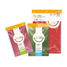 현진 투명 글리터 시트 A4, 405 골드