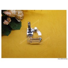 可調式5mm-20mm滾邊縫壓布腳 適用勝家斜針6200或9200系列縫紉機, 1個