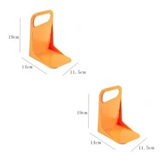 자동차 트렁크 수납 고정 랙 정리함 다기능 플라스틱 칸막이, 02 2PCS