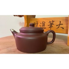 《禾宣茶器》實名認證 原礦紫泥宜興紫砂壺 劍流德鐘紫砂壺 包銀嘴手工壺 泡茶器具, 1個, 160-190cc