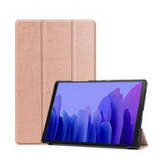 삼성 갤럭시탭A7 10.4 북커버 케이스 SM-T500 T500N T505 T505N 케이스나라, 북커버 케이스(로즈골드), 1개