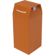 주호팩 끈손잡이 다용도 선물상자 04-3 (124x124x230), 오렌지, 10개