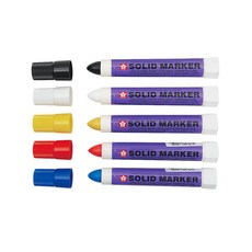 사쿠라 목재 고무 철판 유리 고체 솔리드 마커 마카, 흰색