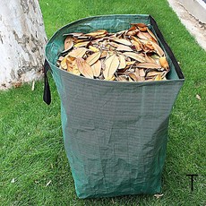 쓰레기 마대 재활용 낙엽 마대 포대 자루 손잡이 주머니 55x78x40, 상세페이지 참조