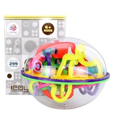 izy toys 3D立體迷宮球 299關智力球, 1個