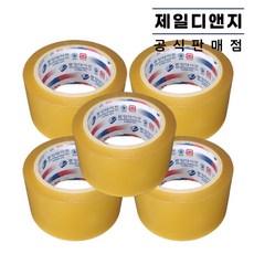동양테이프 박스테이프 투명 베이지 40m 50m 5개단위 판매, 투명 40m, 5개