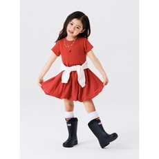 슈펜키즈 키즈 컬러 배색 미들 스트링 레인부츠 HPKV6FS62U [NC고잔점]