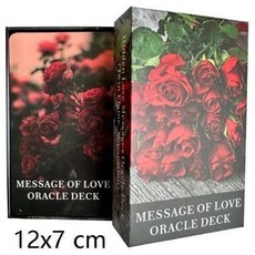 愛的訊息玫瑰花神諭卡 桌遊 占卜卡牌 英文桌遊 心靈探索, 1個
