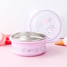 쿠로미 밀폐 원형 스텐도시락 got+066Ey