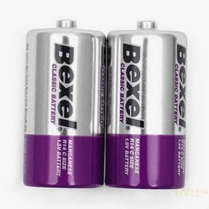 콩콩 C형 망간 건전지 2p R20