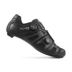 LAKE CX242 Wide 寬楦長程耐力自行車車鞋 - 吉興單車, Black/Silver 40.5, Black/Silver, 40.5