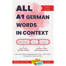 (英文圖書)All A1 German Words in Context: Learn the German Language the Fun Way - With a S... 精裝版, Anna Araslanova, 英文