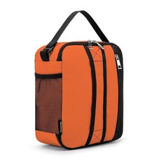 BEIMILY 남성 여성 성인용 런치 박스 사무실 작업 피크닉용 미니 단열 도시락 가방 재사용 가능한 휴대용 도시락 소프트 쿨러 토트백 6캔 백 미니 브라운 4484, Small 448404