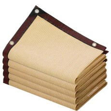 야외 정원 안뜰 수영장 발코니 자외선 차단 식물 덮개망, 09 2x3m, 06 beige