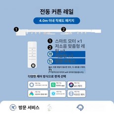 헬로라이노 스위치봇전동커튼 레일 자동 전동 레일형