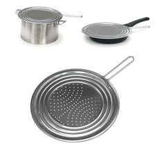 국내산 올스텐 기름 튐 방지 다용도 후라이팬 냄비 덮개 뚜껑 튀김망 올스텐덮개 주방용품