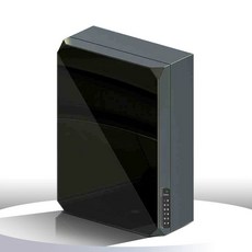전기차 방수 충전기 커버 스탠드 덮개 케이스 거치대, 8 FV타입 벽걸이 전자암호 장치 블랙 차고용 50X7, 1개