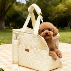 강아지 포대기 슬링백 강아지가방 슬링백 포대기 이동가방 안전한 버클 반려동물 강아지 이동 가방 산책 이동 가방 애견 카시트 가방, 베이지, 1개