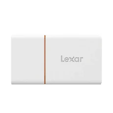 쿠쿠스토어 Lexar RW350 카드 리더기 B 3.1 고속 타입-C 듀얼 인터페이스 휴대폰 NM 메모리 TF 지원 화이트, 01 하얀색