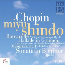 핫트랙스 FREDERIC CHOPIN - 2021 CHOPIN PIANO COMPETITION WARSAW/ MIYU SHINDO [2021년 쇼팽 콩쿨 실황 - 미유 신도]
