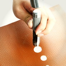한스밀 사이즈 조절 홈 수선 DIY 스틸 원형 펀칭기 원형펀치세트