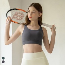 [콘치웨어] 미들 라운드 브라탑 2colors 필라테스 요가