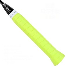 미끄럼 방지 밴드 테이프 테니스 스쿼시 라켓 야구 배트 배드민턴 땀 흡수 충격, 5. yellow, 1개