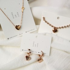 NOID-B 鋼製愛心造型配飾3件組