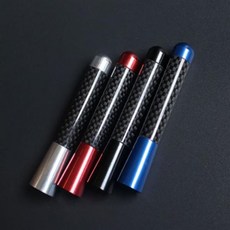 [모터스파이] 미니쿠퍼 호환 차량용 카본 안테나 자동차 장식 악세사리 튜닝 용품 순정교체형, 빨간색8cm