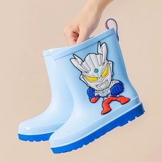 奧特曼英雄卡通兒童雨靴 男童中筒輕便防滑雨鞋 雨天雨季必備