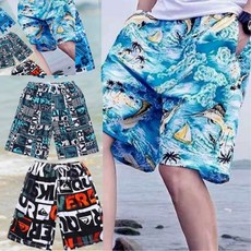 LN 여름특가 바캉스 비치 반바지 쿨 아이스 소재 커플 바지 비치웨어 수영장 해수욕장 판매용 편하게 입는