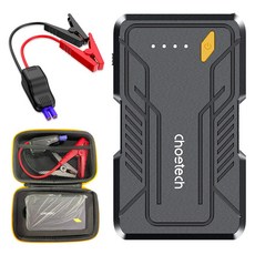 초텍 자동차 점프스타터 오토바이 긴급시동 차량용 보조배터리 12V, 1개, 7200mAh