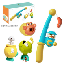 海洋釣魚4件套 強磁性玩具, 1套