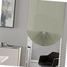 블라인드 원룸 햇빛차단 접착식 종이 플리츠 창문 커튼 인테리어