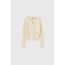 韓國 GENERAL IDEA 女款麻花紋針織開衩套頭衫上衣