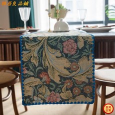 提花桌旗刺繡田園床旗電視櫃茶几長條蓋裝飾kun, 6#,30-180, 1個