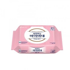마이비데 크리넥스 밸런스케어 화장실용 물티슈 캡형, 55g, 40매, 1개
