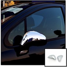 Peugeot 寶獅 207 (2006-2014) 鍍鉻銀後視鏡蓋, 1個, 鍍鉻銀後視鏡蓋 1組