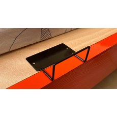 침대 매트리스 미끄럼방지 고정대 철제 거치대 프레임 스퀘어 블랙 3개, 화이트 양면 테이프 5개