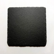 藥魂 天然黑岩板底座, 方形-邊長=10cm