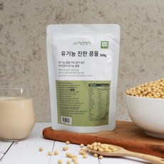 자연정미 유기농 진한 콩물, 3개, 300g
