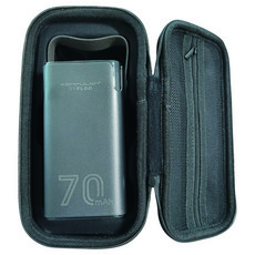 라플루 RPB-03 보조배터리 전용 파우치/ 하드케이스 가방, 1개, 블랙