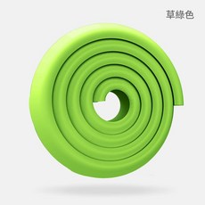 寶寶安全防護條 2米加厚兒童防撞條, 草绿色