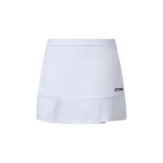 요넥스 223PS001F 여성 배드민턴 치마 화이트