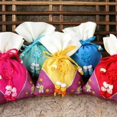 설명절 국화자수 복주머니 설날 세배돈 답례품 명절선물 단체주문