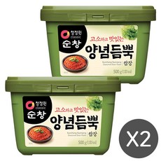 청정원순창 양념듬뿍 쌈장, 500g, 2개