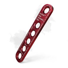 ProClimb 22 kN 로프 터미네이션 플레이트 - 1.6cm(5/8인치)에서 1.9cm(3/4인치) Kernmantle 로프용 알루미늄 리깅 플레이트 - 수직 라이프라인