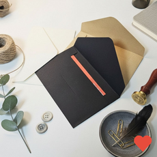 문구 봉투 명함 증명사진 보관용 미니 크라프트 종이 쿠폰