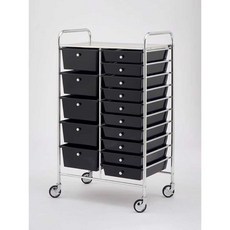 미용실 롯드 서랍장 트레이 미용도구 이동식 정리함, 15개 신상품-12서랍 투명